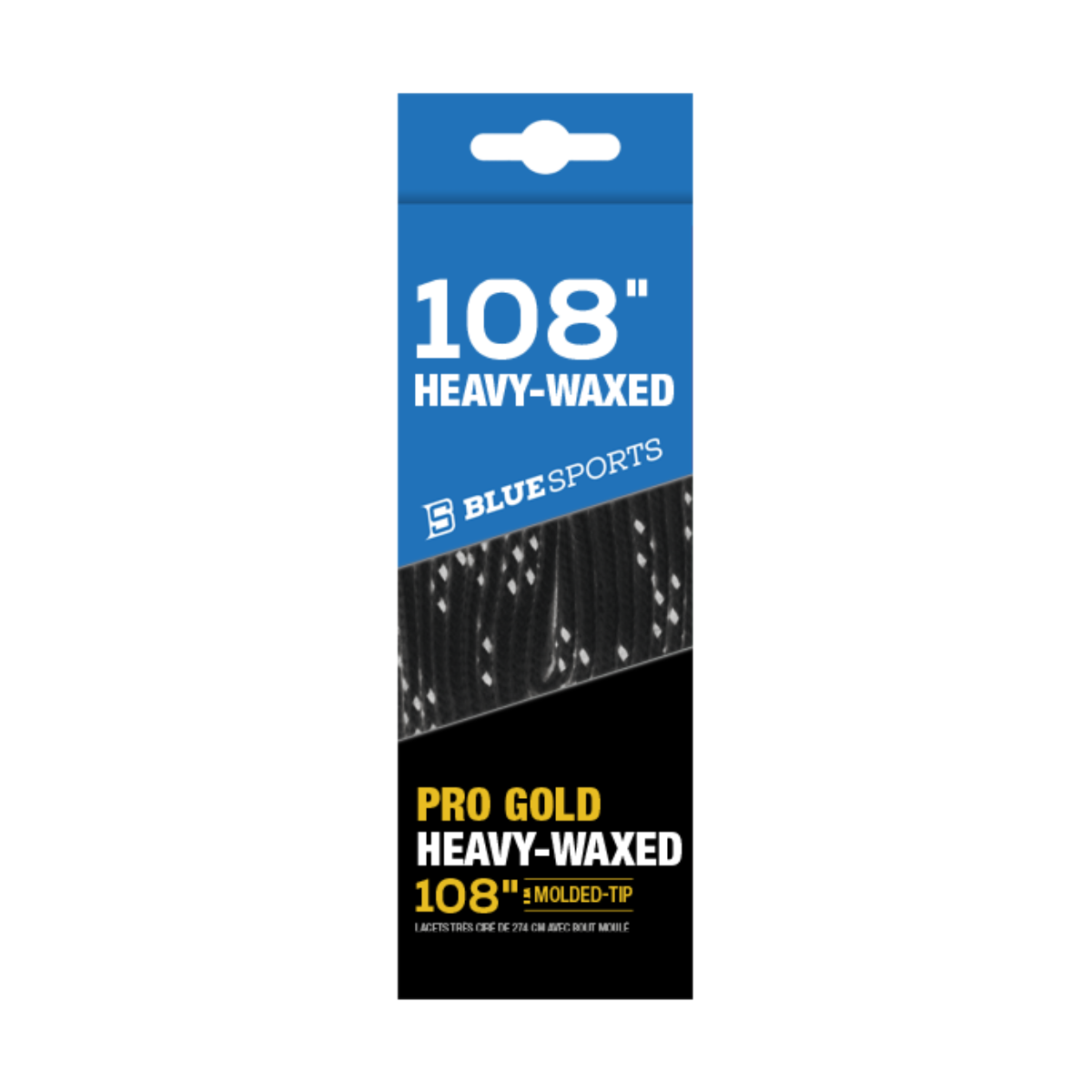 Blue Sports Pro Gold Heavy Waxed Laces
