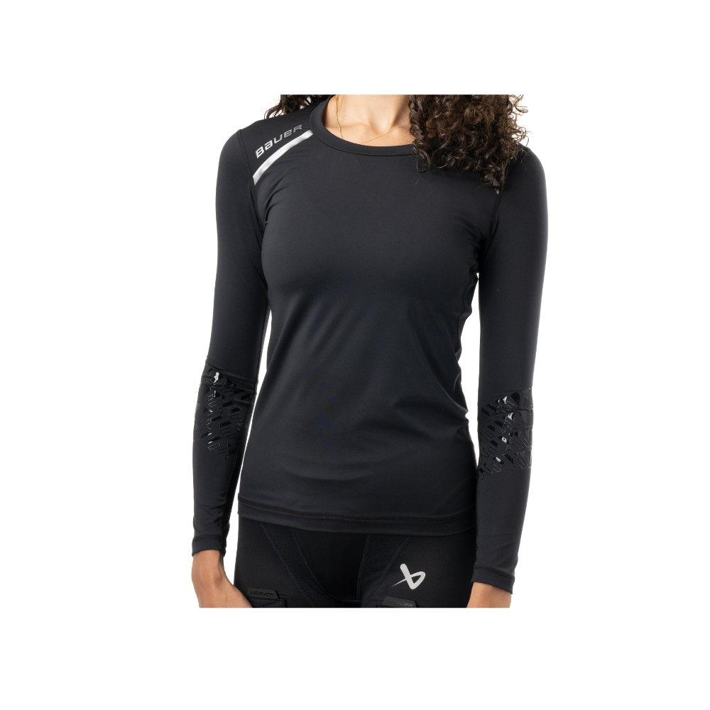 S24 Bauer Women's LS Baselayer Top Black