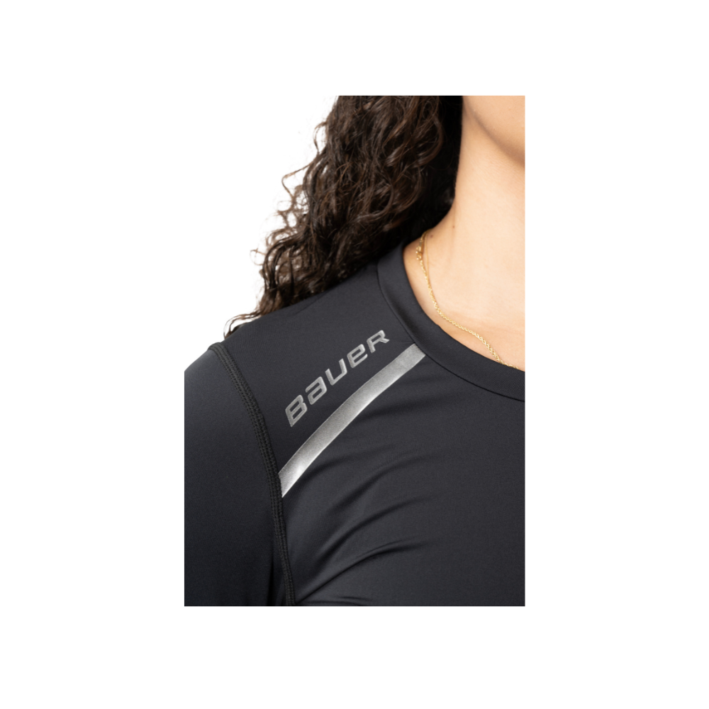 S24 Bauer Women's LS Baselayer Top Black