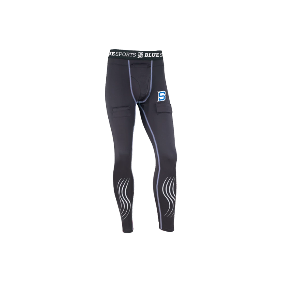 Blue Sports Compression Jill Pant