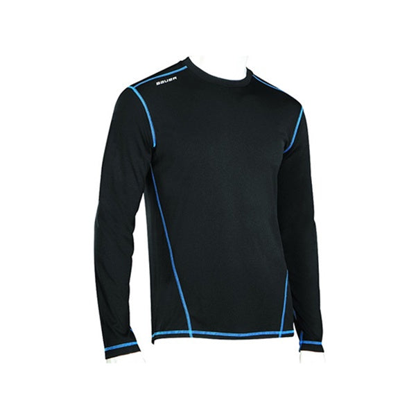 Bauer Basics Long Sleeve Top Black Youth