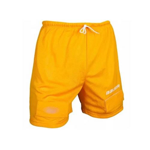 Bauer  Core Mesh Jock Shorts - Youth  (Yellow)