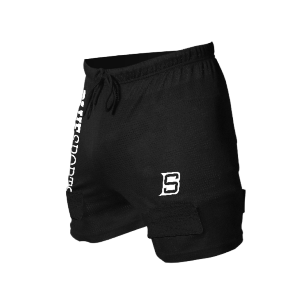 Blue Sports Mesh Jock Shorts