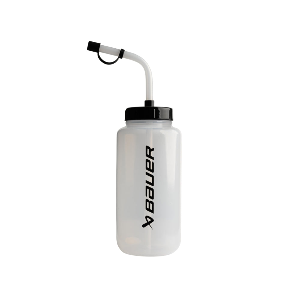 Bauer Straw Top Water Bottle White