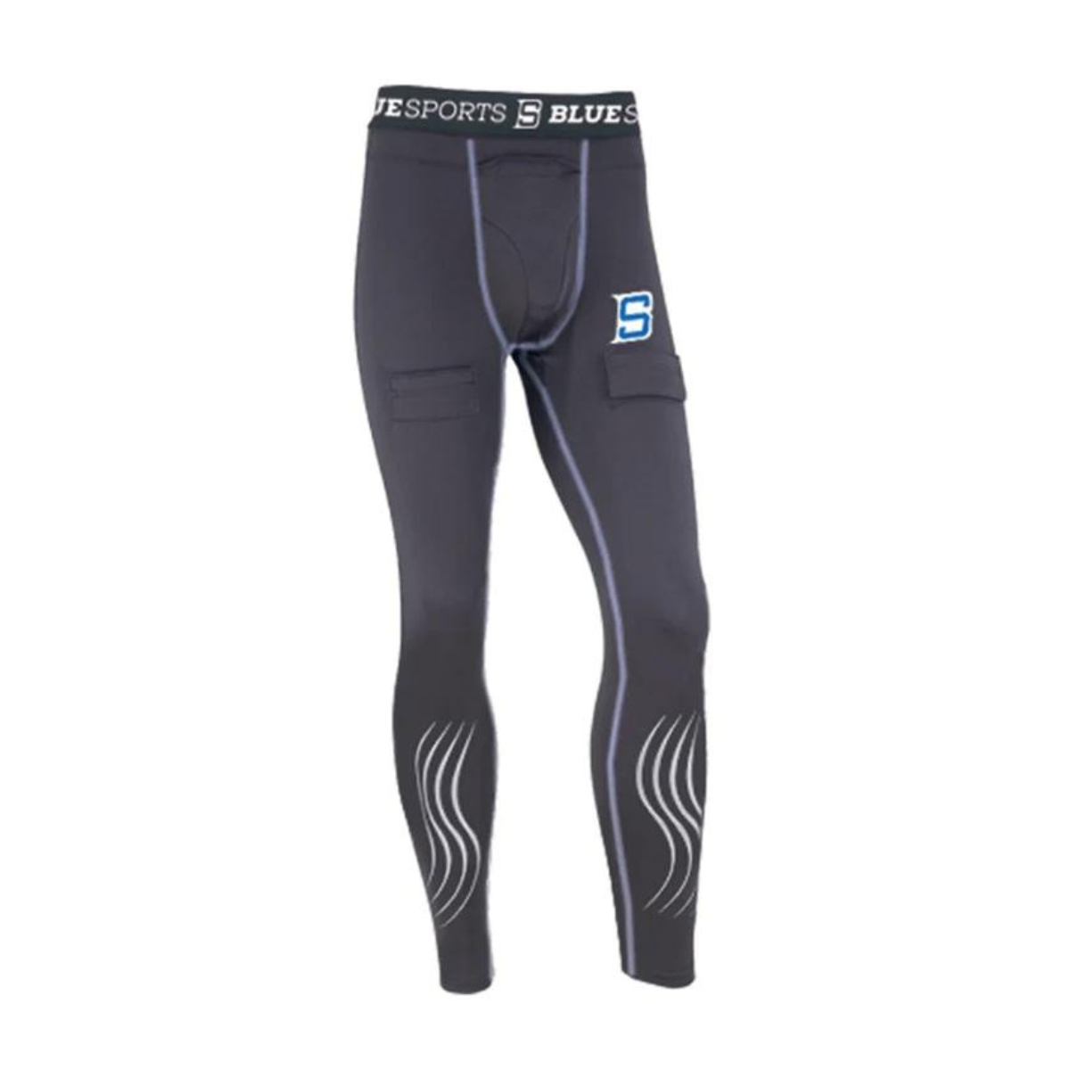 Blue Sports Compression Jill Pant
